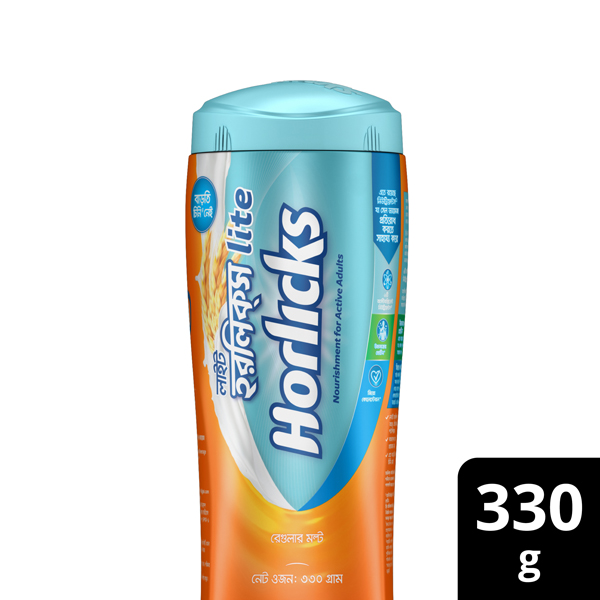 Horlicks Lite Health and Nutrition Drink Jar 330g HHFDLJ330HH