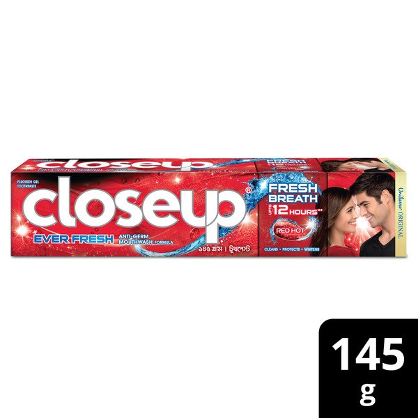 Closeup Toothpaste Red Hot 145g CURH145HH