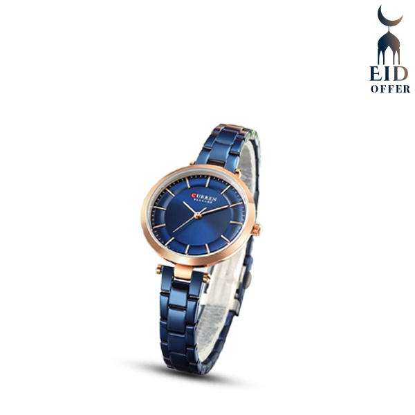 CURREN 9054 Watch For Women, Blue  ETC-9054BL