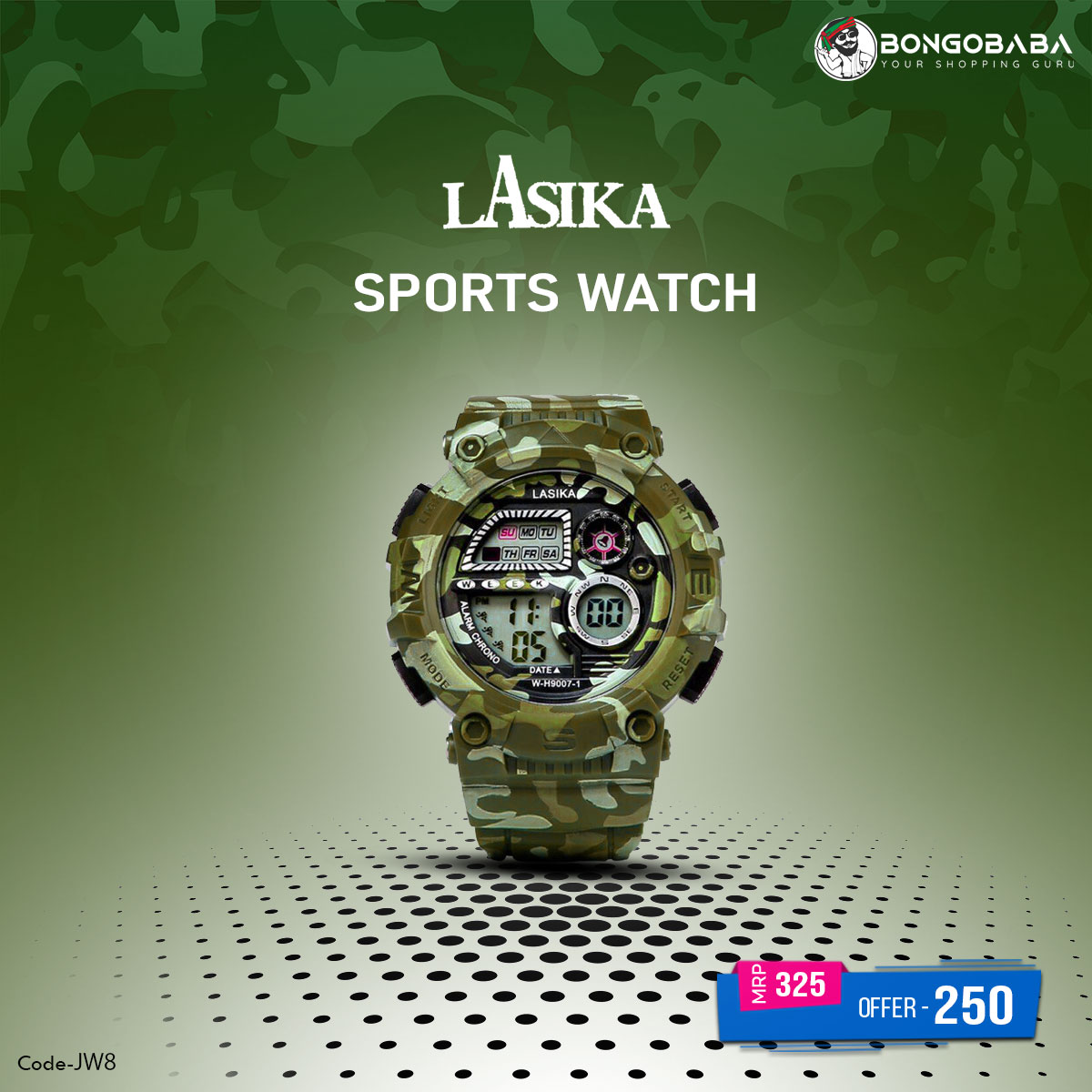 Lasika Sports watch JW8