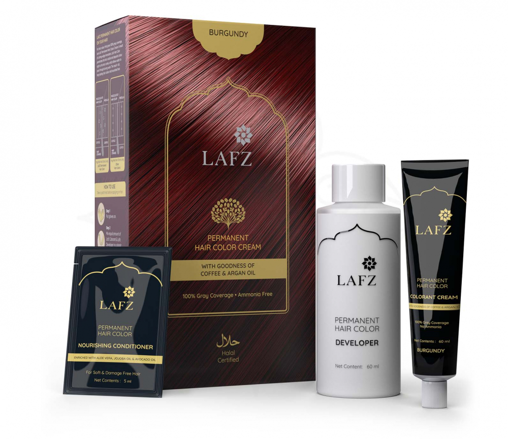 lafz Permanent Hair Color Cream - Burgundy LIP-113
