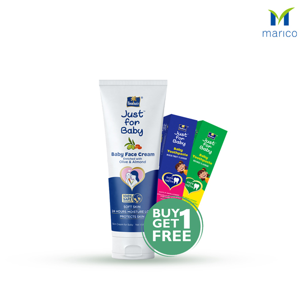 Parachute Just for Baby - Face Cream 100g (Toothpaste Free) m1083