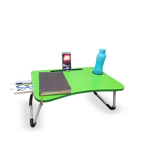 Portable Folding Laptop Stand Holder Desk (Green Color) PFLSHD-GC