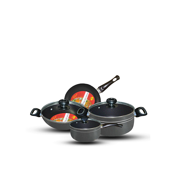 H&S 7 Pcs Non-Stick Cookware Gift Set KM1