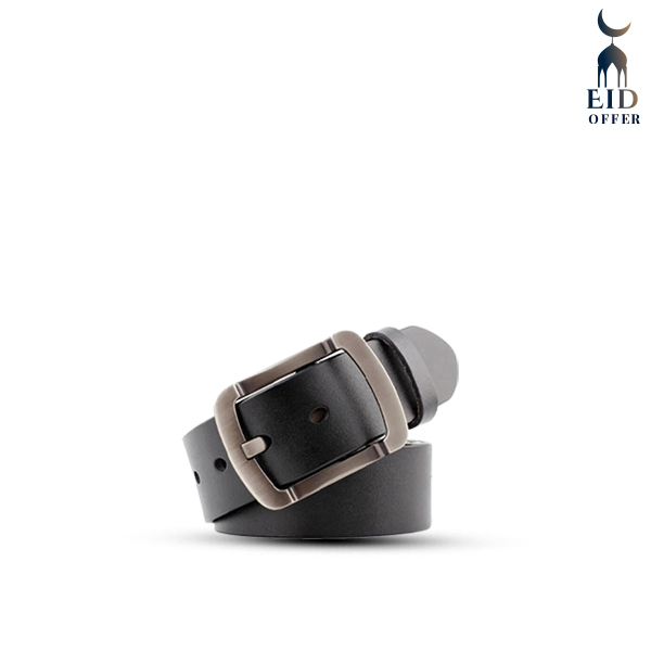 Leather Belt  (black)  JBL-016