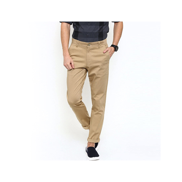 Slim-Fit Chino Gabardine Pants - Khaki bw-3097