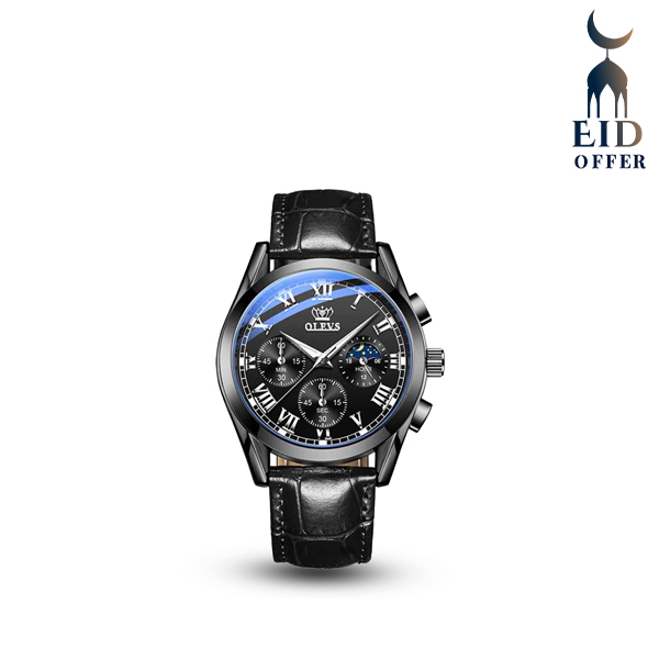 OLEVS WATCH BLACK 2872