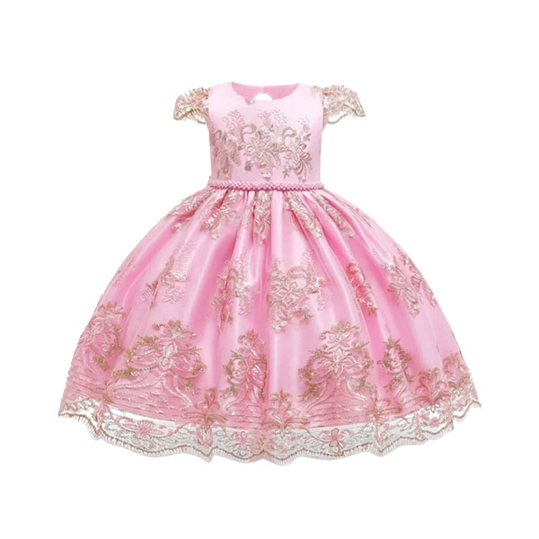 Pink  Party Dress for baby PI01