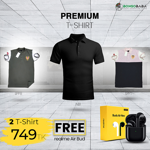 Premium Polo WIth Realme Buds Air