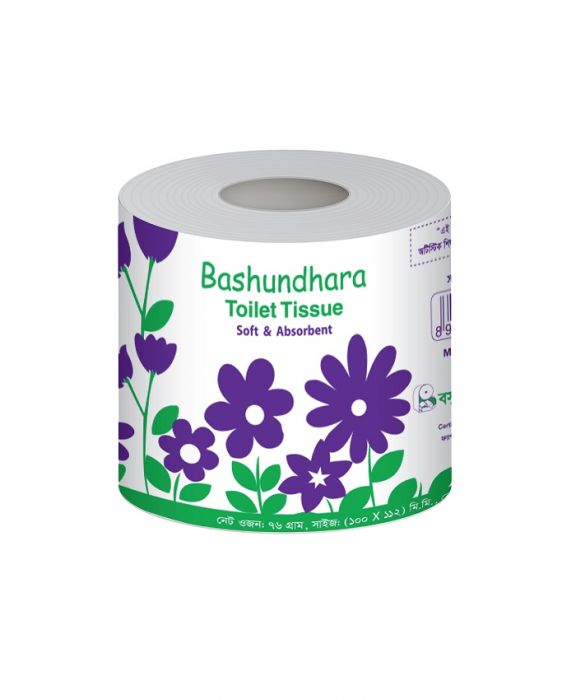Bashundhara Toilet Tissue, Regular White
