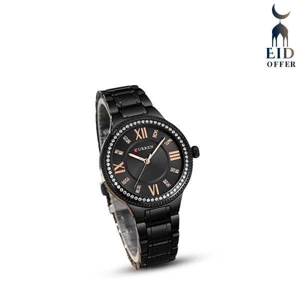 CURREN 9004  Watch For Women ,Black  ETCB-9004
