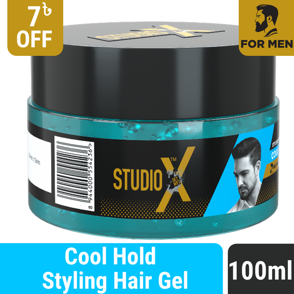 Studio X Cool Hold Hair Gel 100ml