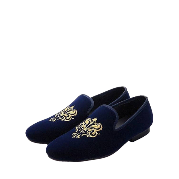 Velvet Loafer Blue Color PBRLF02