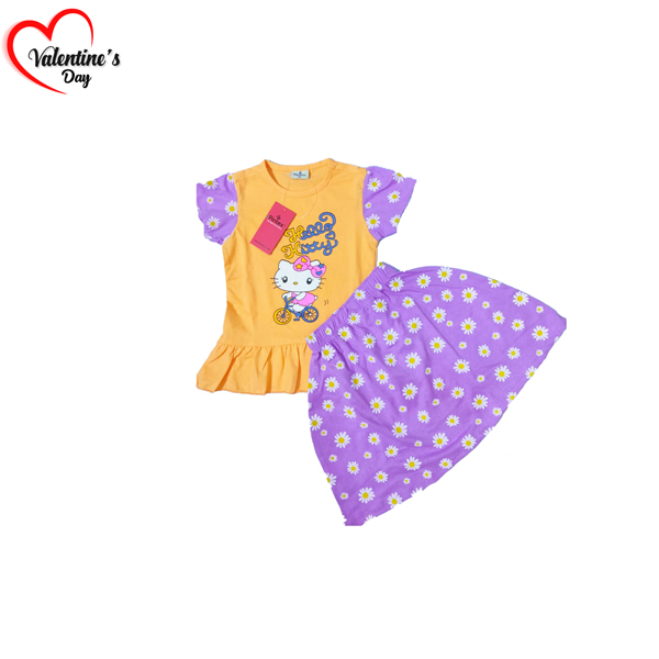 Fancy Girls Frock for Winter PTG-04