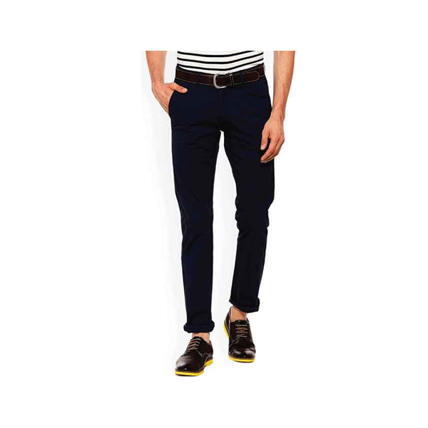 Slim-Fit Chino Gabardine Pants - Royal Blue BW-3101