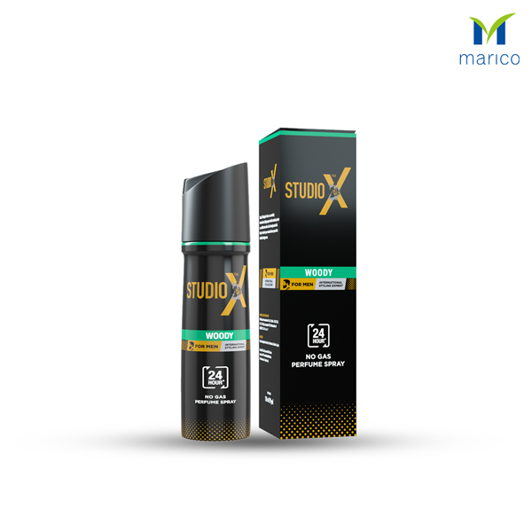 Studio X Woody No Gas Perfume Spray for Men 120ml m716238